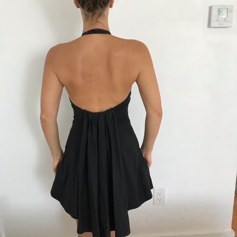 Byron Lars top/ dress with full back bustle